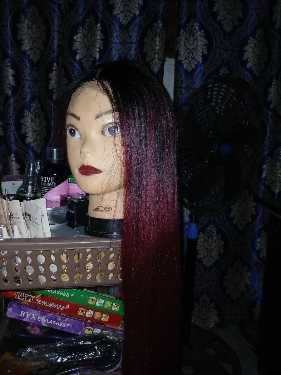 Bone straight look alike