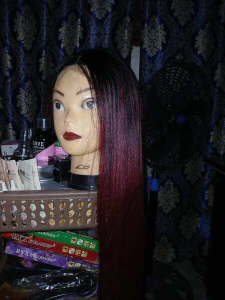 Bone straight look alike