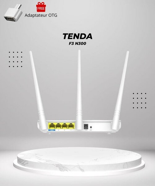 Routeur Tenda F3 N300 Wi-Fi