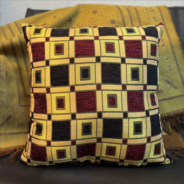 Coussin décoratif géométrique