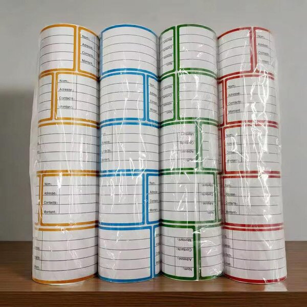 Étiquettes de livraison adhésives