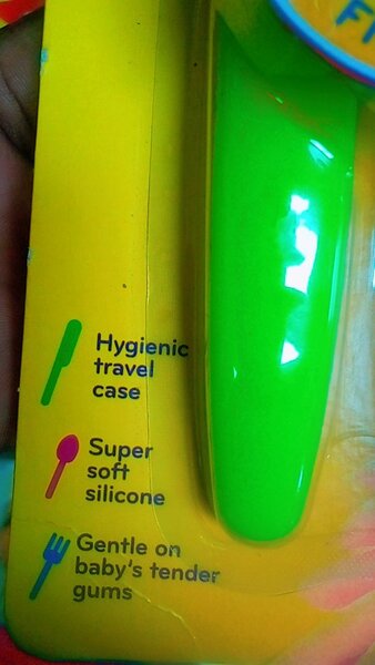 Baby fruit feeders and silicon spoons