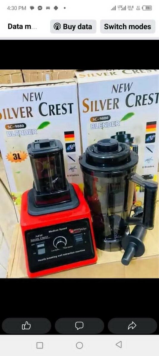 Crest industries blender