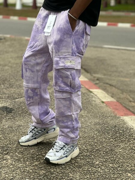 Cargo violets pour hommes