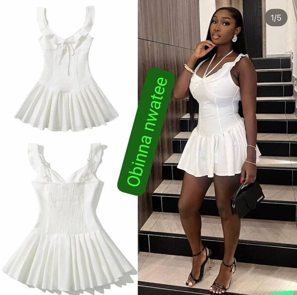 Robe estivale blanche élégante