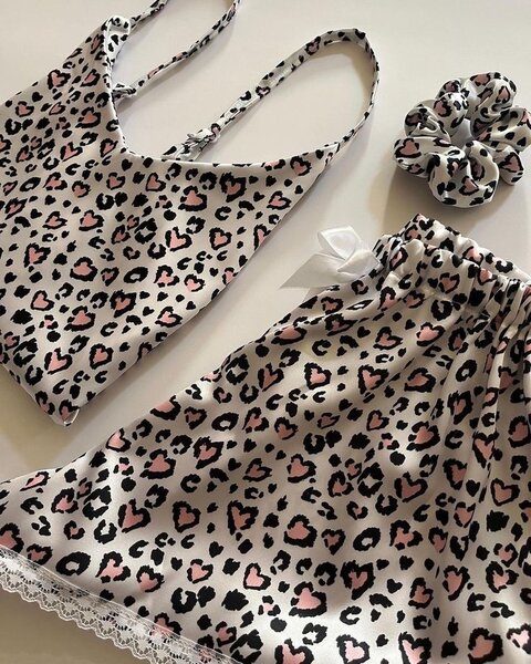 Pyjama Set Floral Femme