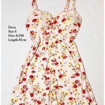 women's summer dress. colorful design