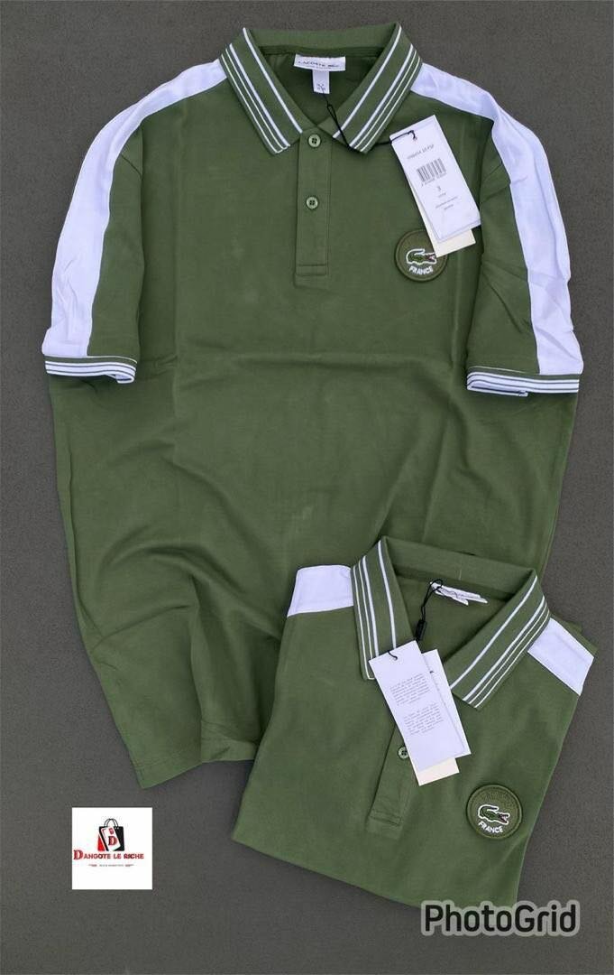 Polo Lacoste Bicolore Homme