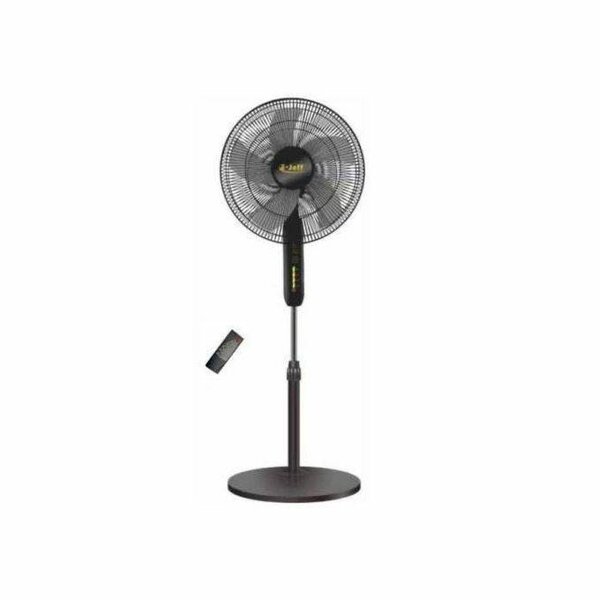 E-Jeff 1-Ventilateur Télécommande Silencieux,Noir
