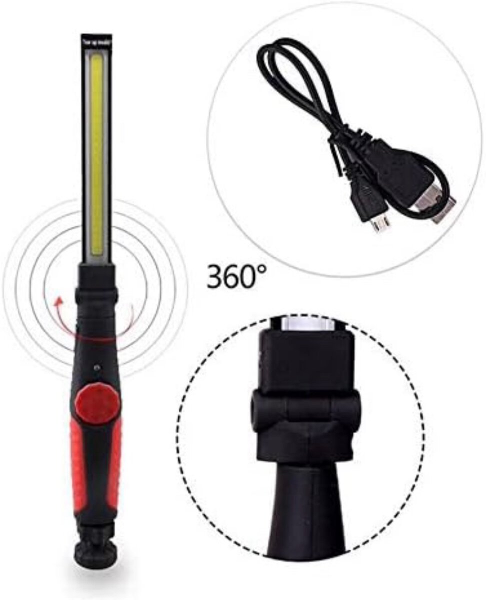 Lampe D'inspection Menée Lampe De Poche En Épi