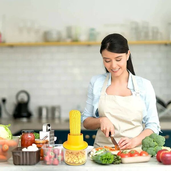 Éplucheur de maïs, éplucheur de maïs multifonction 4 en 1, o