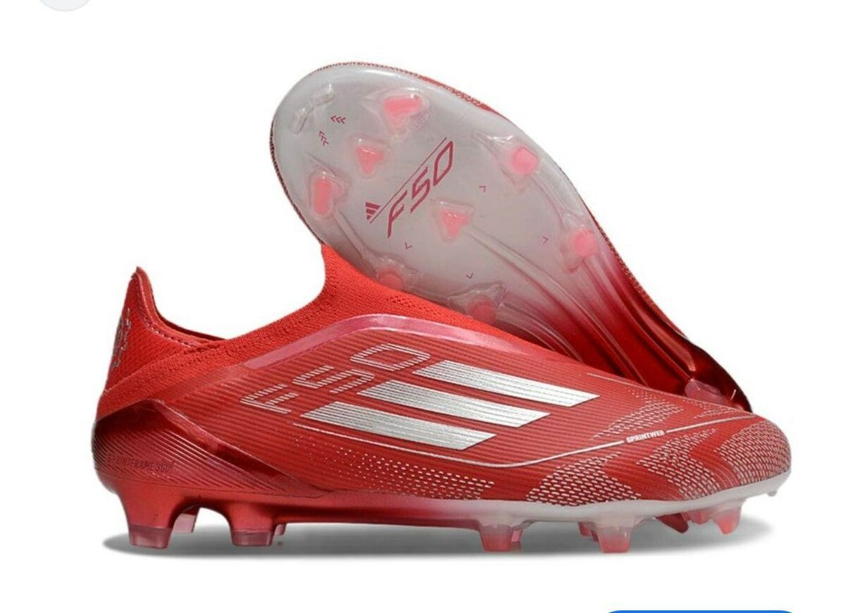 Chaussures de Football Rouge Performance