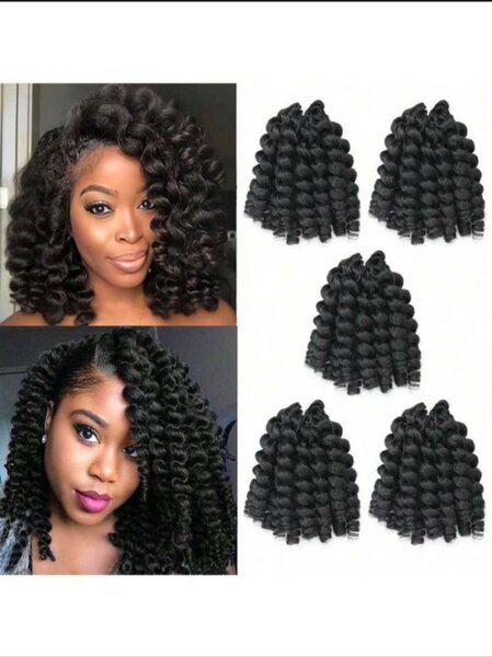 Tresses synthétiques bouclées