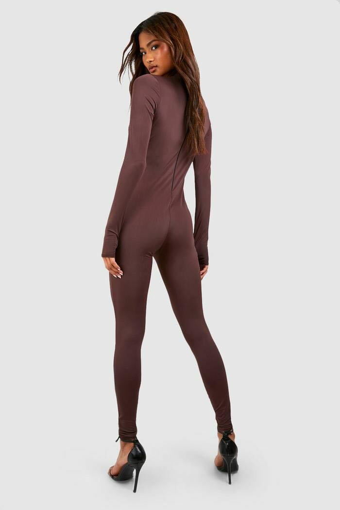 Combinaison moulante marron