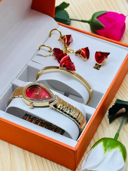 Ensemble Bijoux et Montre Élégant