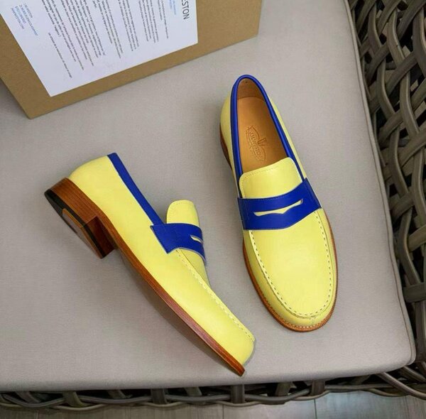 Mocassins colorés pour homme