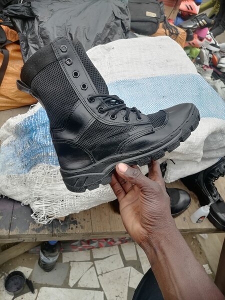 Bottes Tactiques Noires Homme