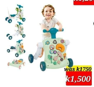 red multipurpose toy (table, bicycle)