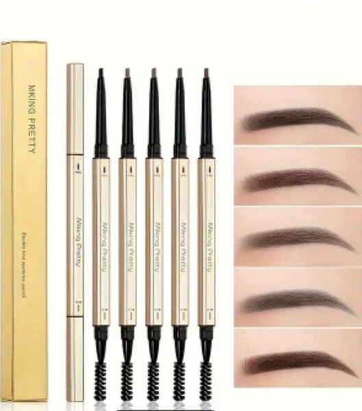 Set de 5 Crayons à Sourcils - Étanches, Résistants