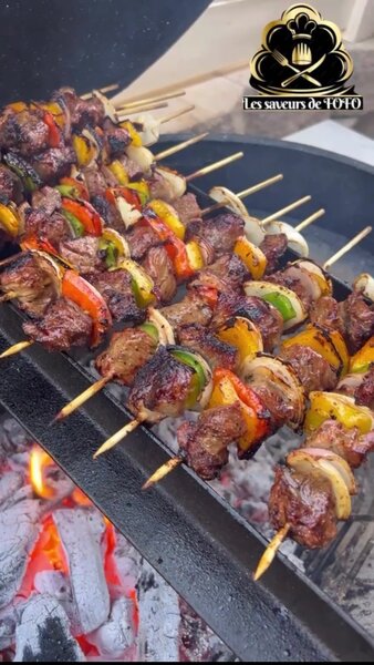Brochettes de Viande BBQ