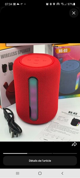 Enceinte Bluetooth Portable BS-03