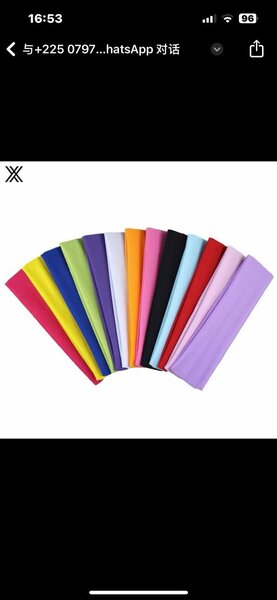 Bandeaux Élastiques Multicolores