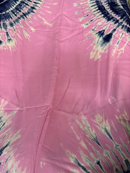 Tissu Tie-Dye Rose