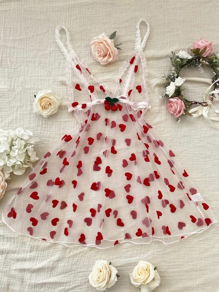 Nuisette féminine transparente