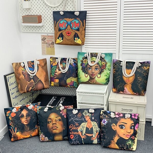 Sacs Totes illustré tendance