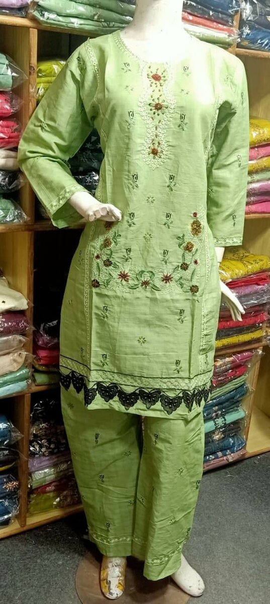 Eid collection summer 2pcs suit doriya cotton