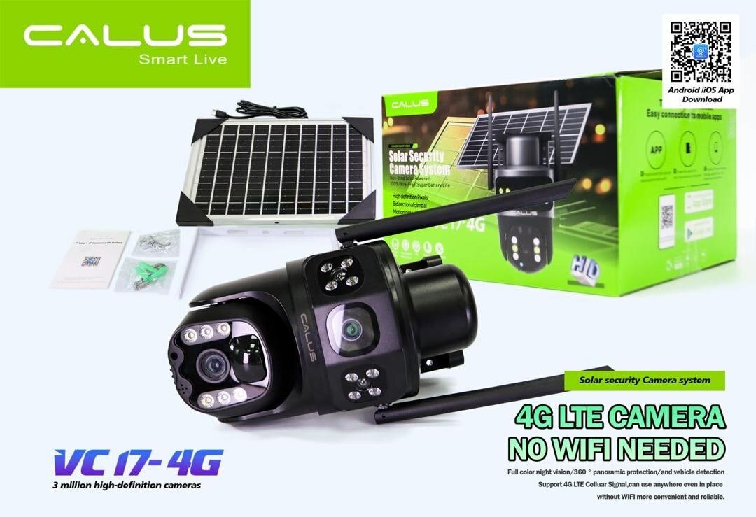 Caméra de sécurité 4G solaire