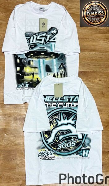 T-shirt Galaxy Future Blanc
