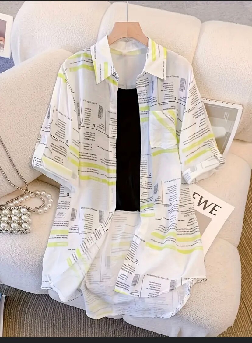 Chemise Oversize Imprimée