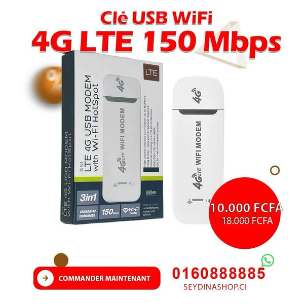 Clé WiFi Universelle 4G 150Mbp