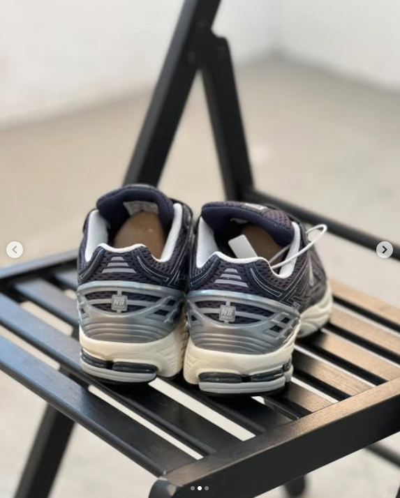 Кроссовки NB 1906 темно-синие,текстильные