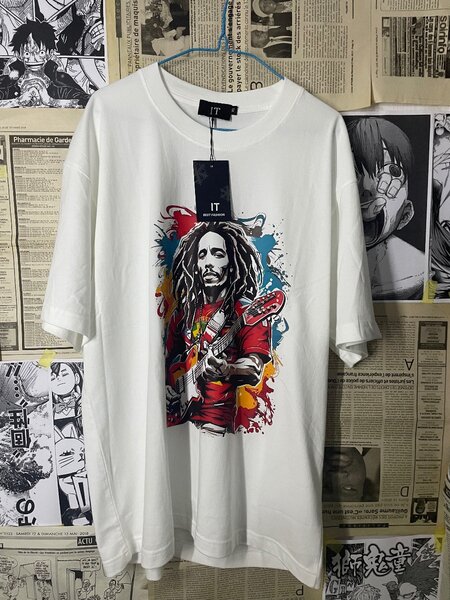 T-shirt unisexe imprimé artistique