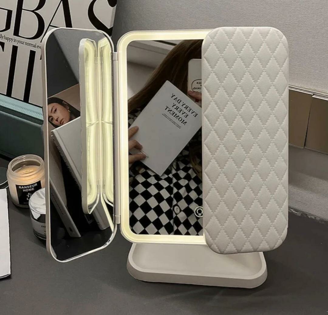 Miroir LED de maquillage
