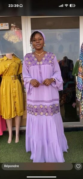 Robe maxi colorée bohème