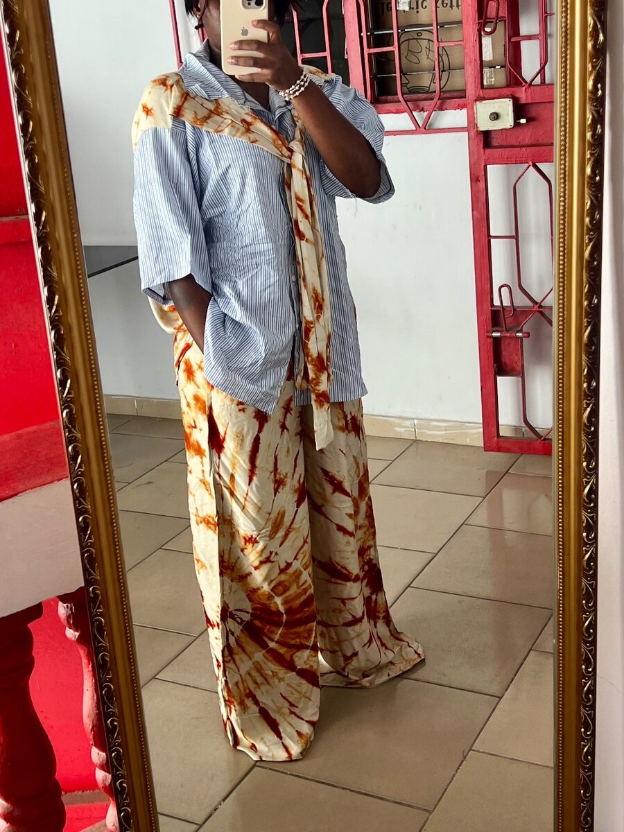 Ensemble fluide à motifs