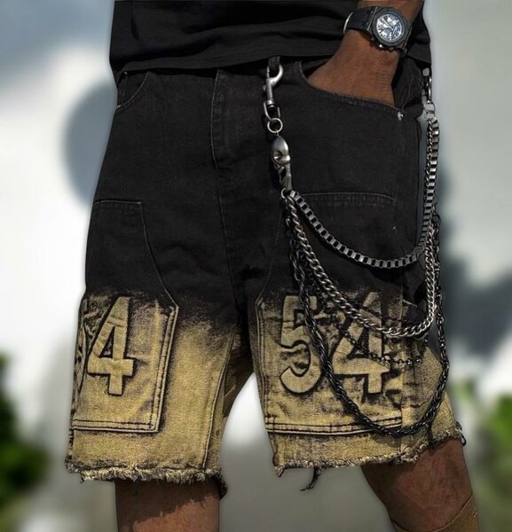 Shorts en denim streetwear