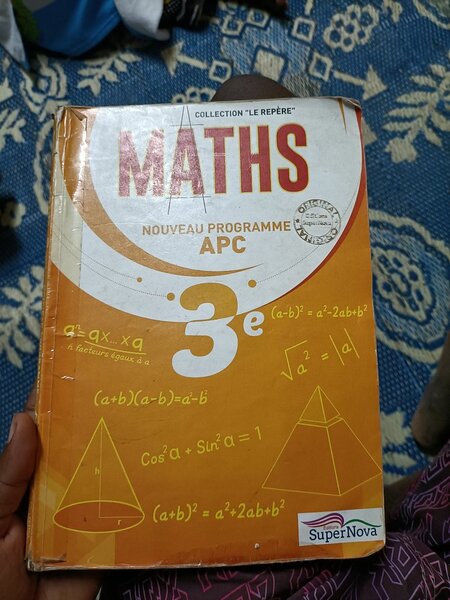 Manuel de Maths 3e APC