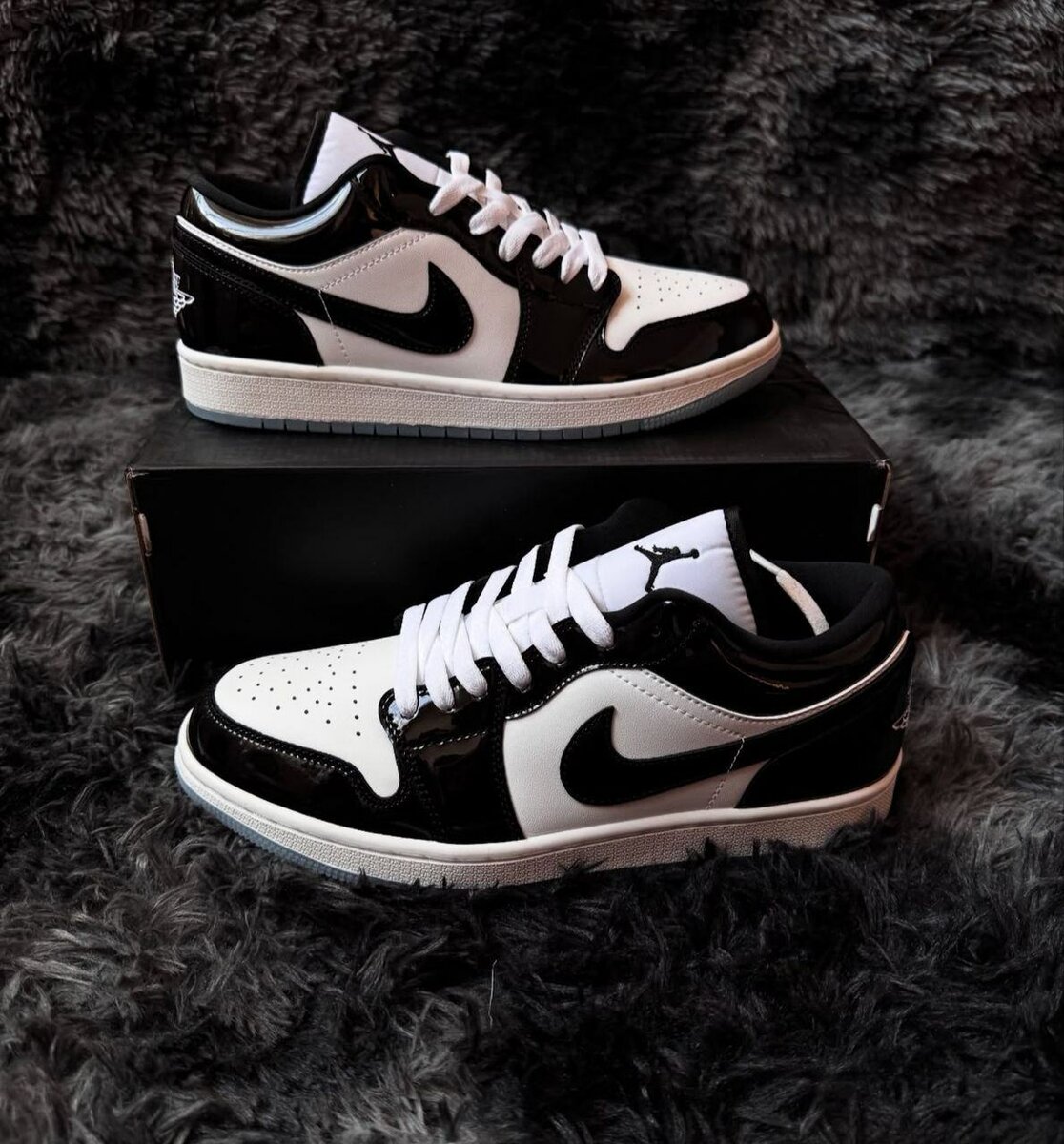 Baskets basses noir et blanc