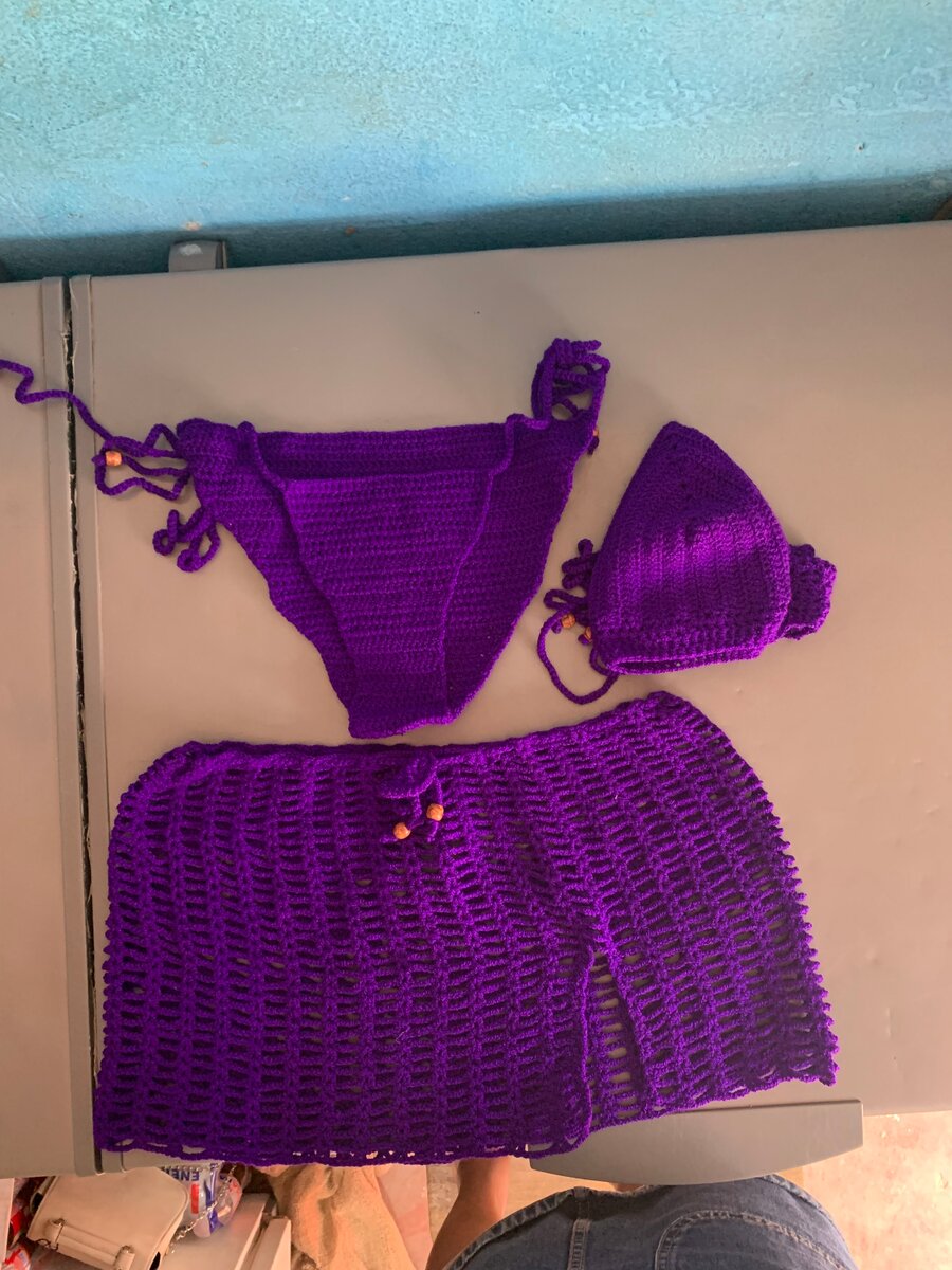 Maillot crochet 3 pièces