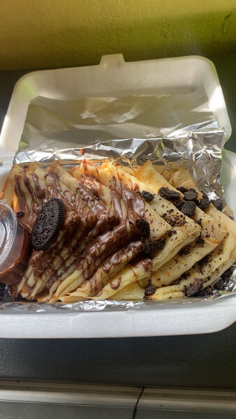 Crêpes gourmandes Oreo chocolat