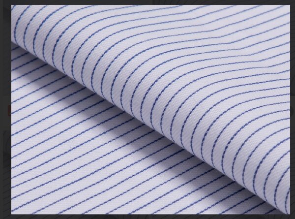 Tissu à rayures en coton doux
