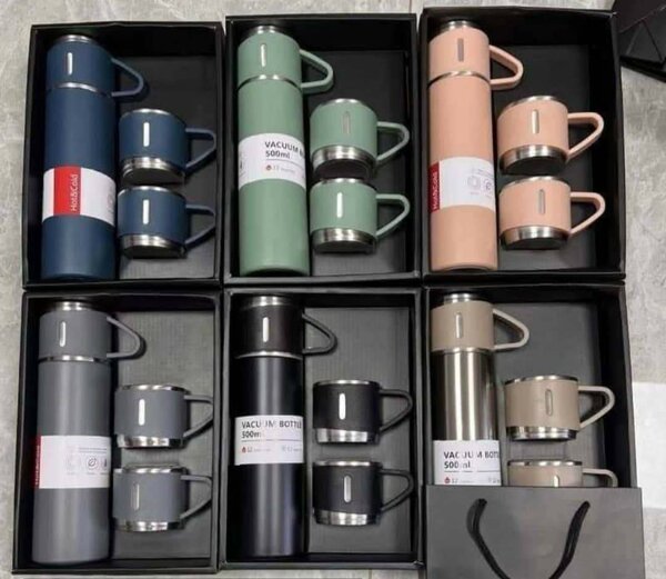 Set thermos et tasses 500ml