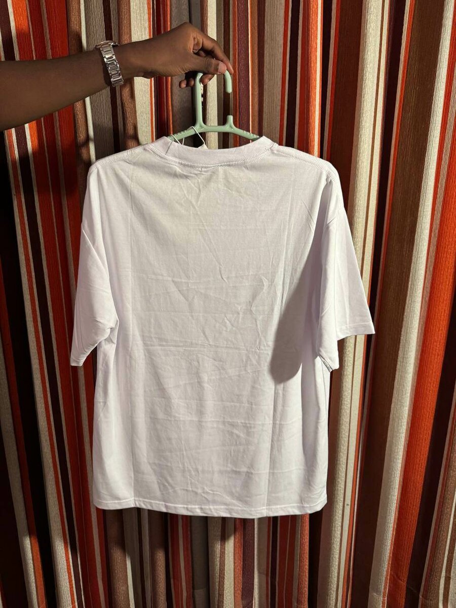 T-shirt "GoSkate" blanc unisexe
