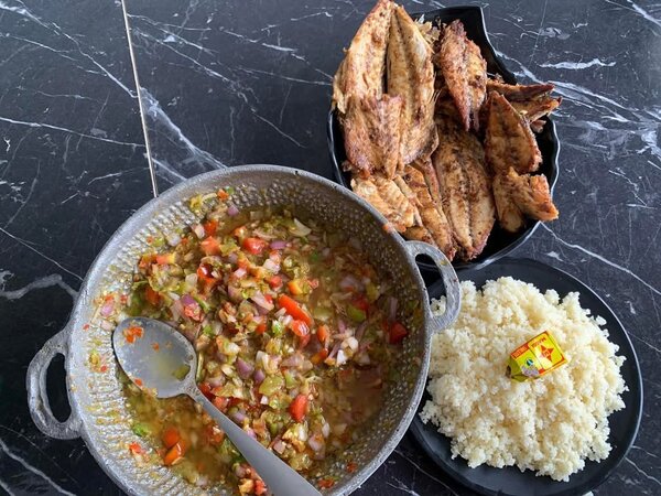 Attieke poisson fumé