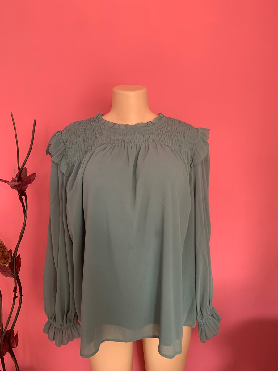 Blouse élégante en mousseline