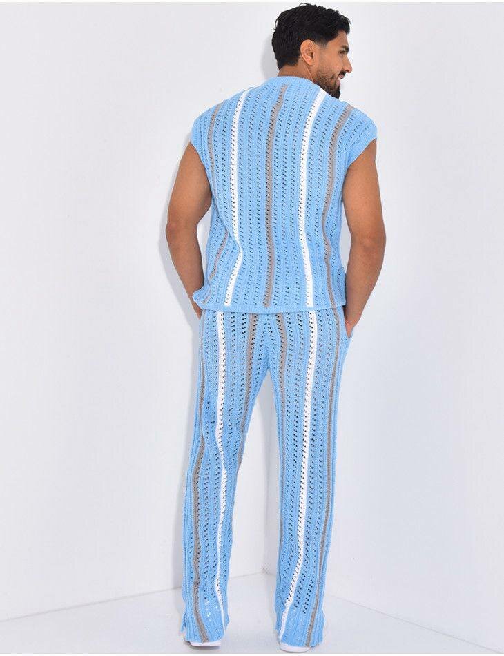 Ensemble crochet tendance homme